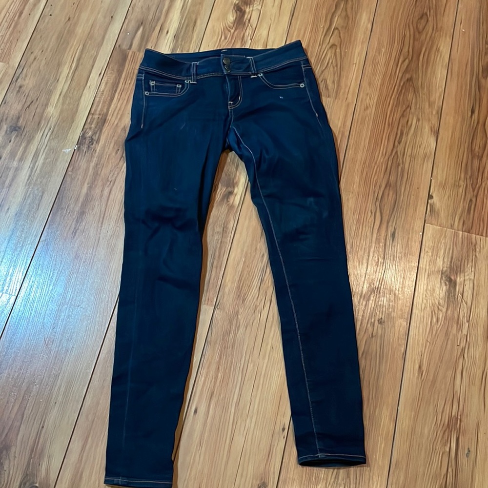 American Eagle skinny jeans.